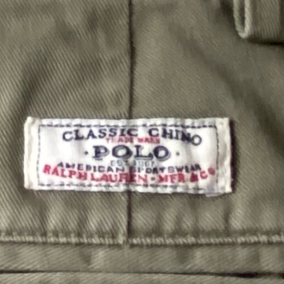 Polo Ralph Lauren Men’s Classic Pleated Chino Size 32/32 - Picture 5 of 10